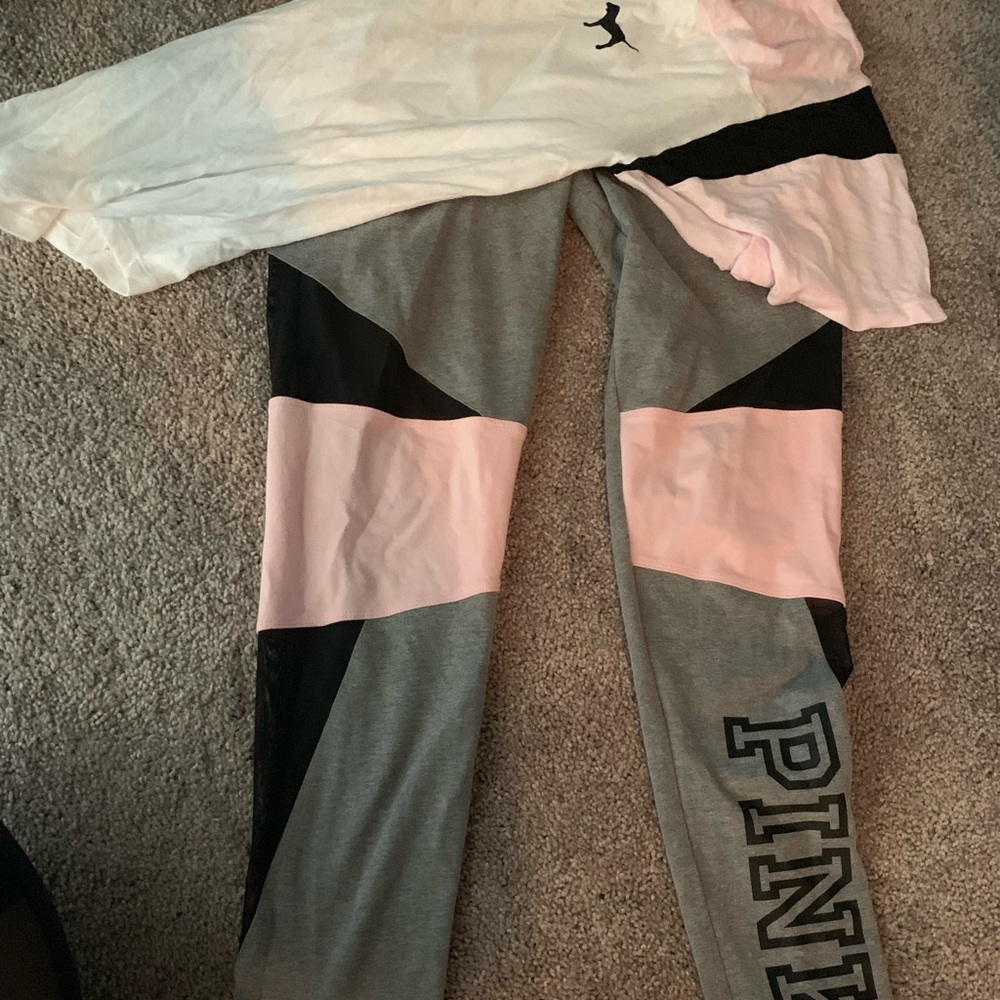 Victoria secrets t shirts and yogas